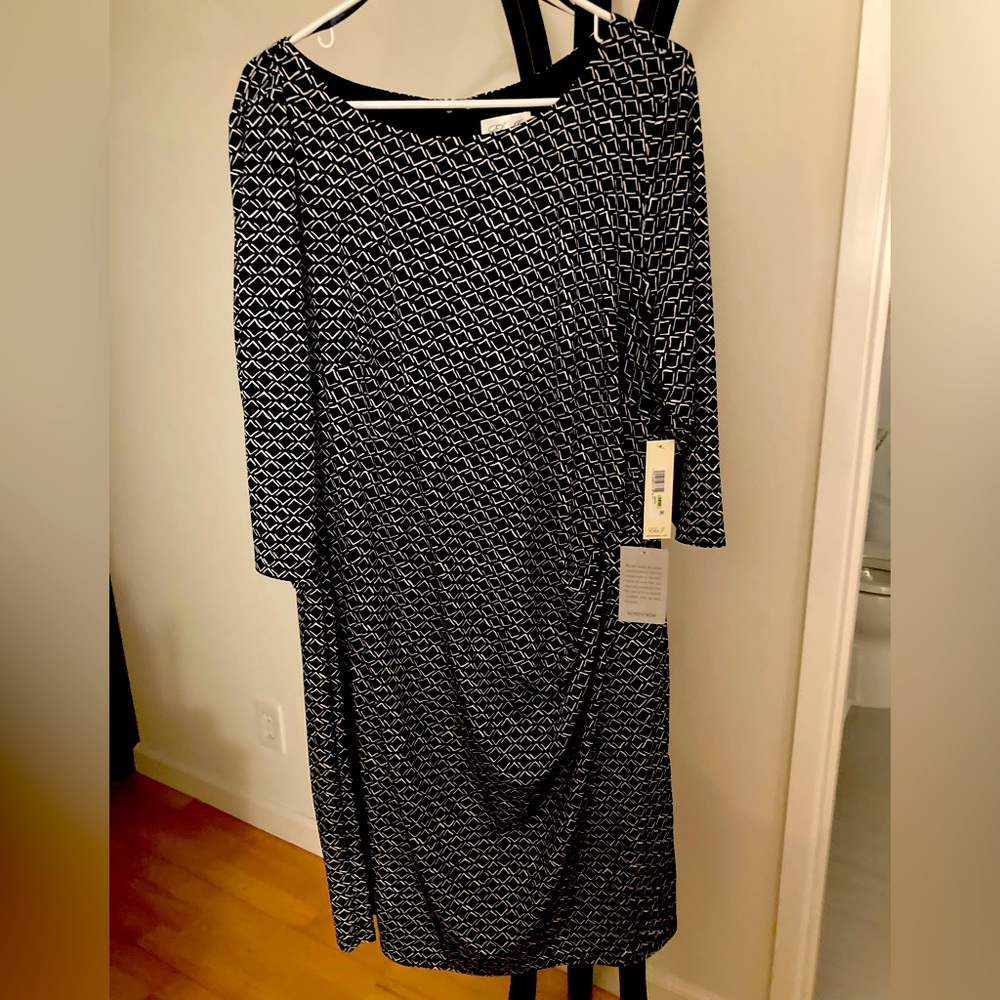 New blue and white dress by Eliza J